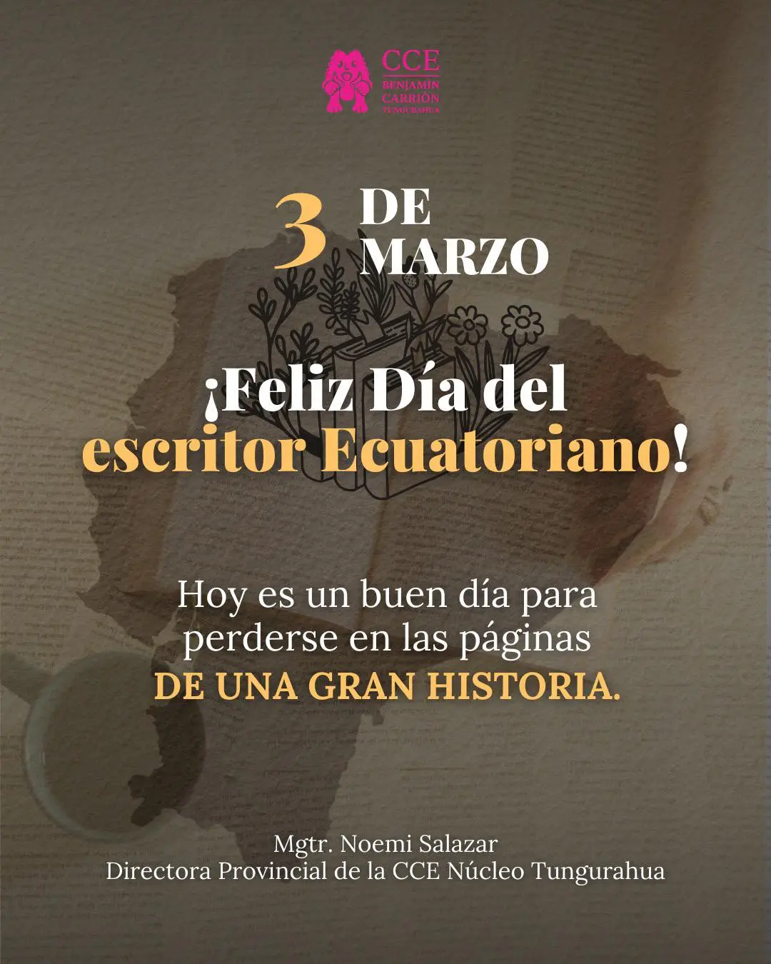 Día del Escritor Ecuatoriano