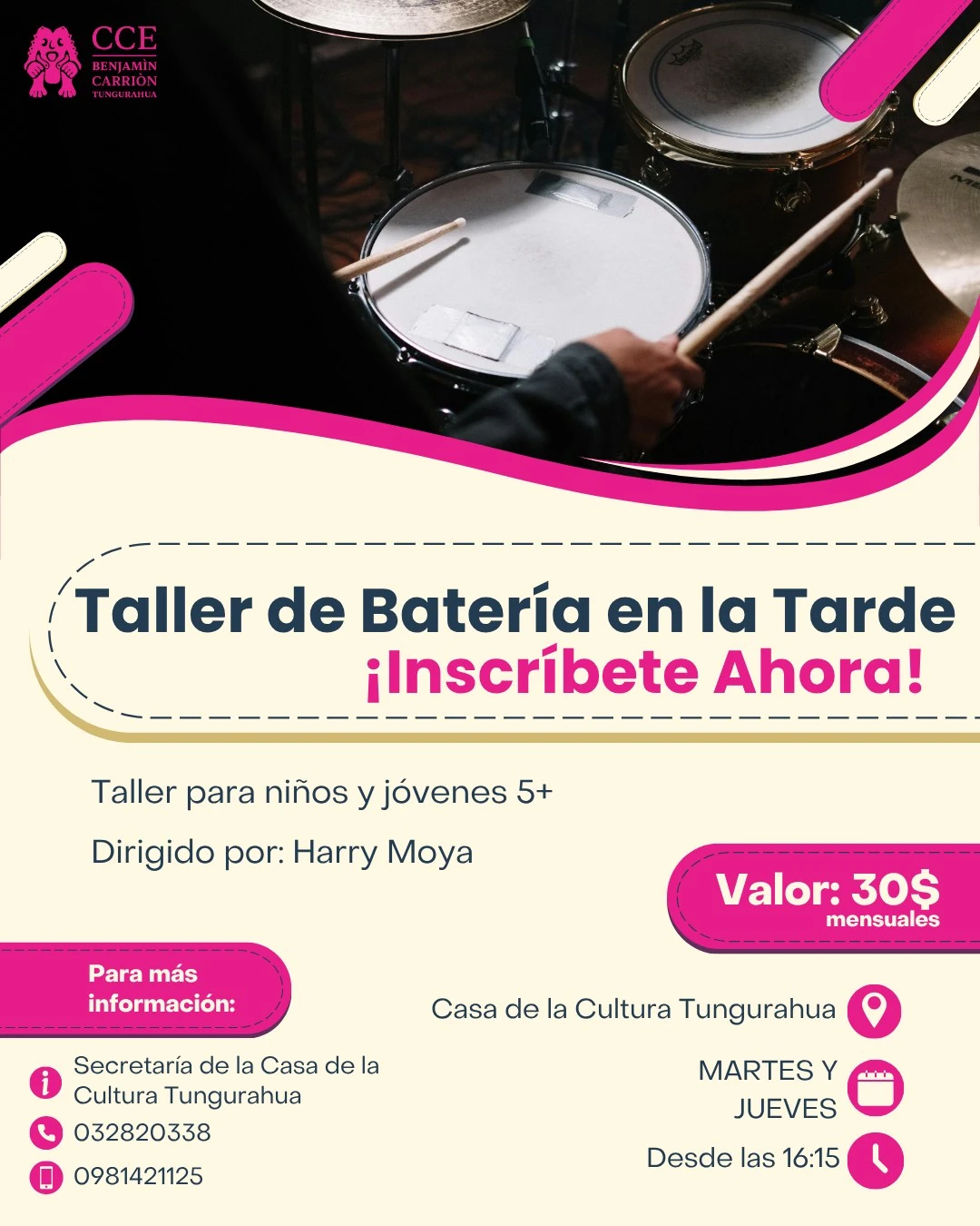 Batería (Jornada Vespertina)