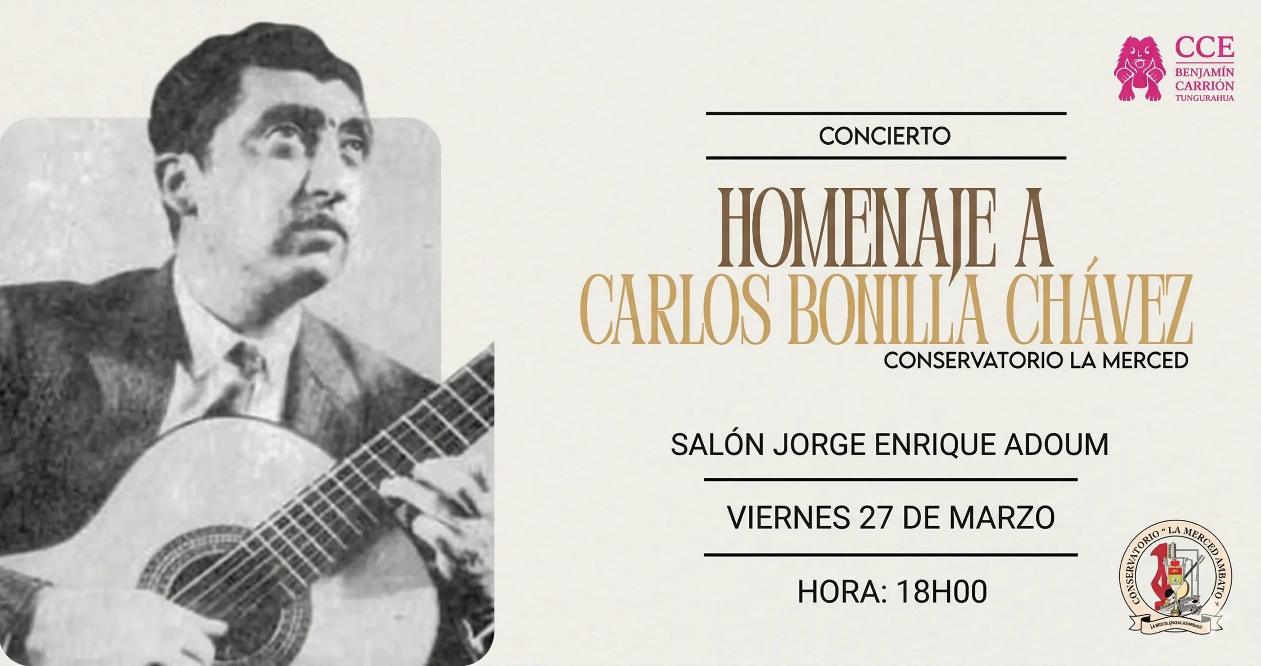 Concierto | Homenaje a Carlos Bonilla Chávez